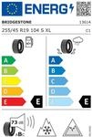 BRIDGESTONE Winterreifen 255/45 R19 104S XL, Nordic compound - Blizzak Ice 13614