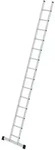 G&uuml;nzburger Steigtechnik Sprossen-Anlegeleiter 350 mm breit mit Standard-Traverse 14