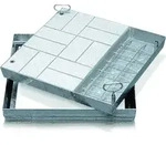 ZARGES Schachtabdeckung Stahl verzinkt 635x635 mm