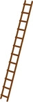G&uuml;nzburger Steigtechnik 033121, G&uuml;nzburger Steigtechnik Dachleiter Holz 12 Sprossen