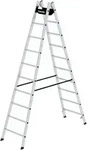 G&uuml;nzburger Steigtechnik Sprossen-Stehleiter 2x10 Sprossen