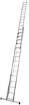 Krause CORDA SeilzugLeiter mit Traverse 2x16 Sprossen