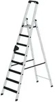 G&uuml;nzburger Steigtechnik Stufen-Stehleiter einseitig begehbar mit clip-step 8 Stufen