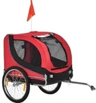 PawHut Hundeanh&auml;nger Fahrradanh&auml;nger Hundetransporter Hunde Fahrrad Anh&auml;nger