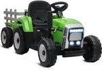 HOMCOM Elektrischer Traktor mit Anh&auml;nger, Kinder Elektroauto mit Fernbedienung,