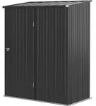 Outsunny Ger&auml;tehaus 1,34 m2 Abschlie&szlig;barer Gartenschrank mit Pultdach aus