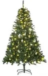 HOMCOM Weihnachtsbaum Tannenbaum mit 200 LEDs und Deko, 745 Spitzen, &Oslash; 112 cm,...