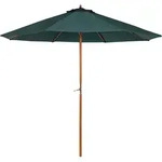 Outsunny Holz Sonnenschirm Holzschirm Gartenschirm Balkonschirm 2,5m...