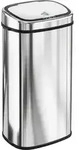 HOMCOM M&uuml;lleimer Automatik Abfalleimer mit Sensor, K&uuml;che, Edelstahl, Silber, 68L 