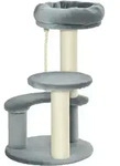 PawHut Kratzbaum klein, &Oslash;40xH65 cm, mit Katzenkorb, H&auml;ngematte, Sisals&auml;ulen,