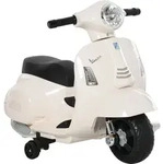 HOMCOM VESPA Elektromotorrad Kindermotorrad, 18-36 Monate, 3 km/h, LED-Licht &