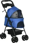 PawHut Hundewagen Hundebuggy mit Klappfunktion Pet Stroller f&uuml;r kleine Hunde...