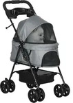 PawHut Hundewagen Hundebuggy Klappfunktion Pet Stroller f&uuml;r kleine Hunde & Katzen