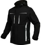 Softshell Jacke Pongee.Membran+Fleece schwarz Gr&ouml;&szlig;e L - schwarz - L
