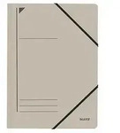 Eckspanner 39800085 DIN A4 250 Blatt Colorspankarton grau - grau