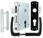 Kastenschloss-Set 89 PK,PZ55/8,D60 ausw./einw,vz