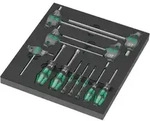 9713 Schaumstoffeinlage Hex Schraubendreher Set 1, 12-teilig