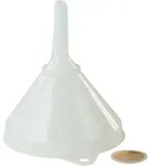 Fasstrichter Siebeins. HDPE &Uuml;.rand Aufh.&ouml;. rd. B253 T253 H198,8 &Oslash;253mm hoch -