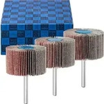 F&auml;cherschleifer-Set 3-tlg. Korund &Oslash; 50x30mm Schaft-&Oslash; 6 mm A60, 80,120 f&uuml;r