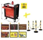 PERFORMANCEplus Werkstattwagen e10 mit 164 isolierten Werkzeugen f&uuml;r Hybrid-...