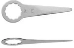 Schneidmesser gerade Form, Schneidenl&auml;nge 40mm, Gesamtl&auml;nge 90mm