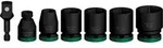PRO Impact Socket Set mit Adapter, 1/2 Zoll, Standard, 7‐tlg.