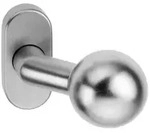 Knopf Ares 2033/4020,F1 eloxiert,o. No.