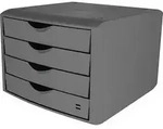 Schubladenbox the green chameleon, A4, 78x248x320mm, lichtgrau, H6429582, 4 ges.