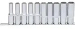 1/2" Sechskant-Stecknuss-Satz, lang, 10-teilig 10-19mm