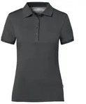 Cotton Tec&reg; Damen Poloshirt 214, anthrazit, Gr&ouml;&szlig;e S - anthrazit - S