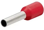 Aderendh&uuml;lse 97 99 357 mit Kunststoffkragen, &aacute; 100 St&uuml;ck, 10,0mm2, rot - rot