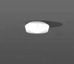 Anbauleuchte 60W DKN-Classic HV ws glz k.Betriebsger E27 IP40 &Oslash;250mm Gl_opal