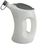 Messbecher Poly&auml;thylen 5 l mit Deckel - wei&szlig;