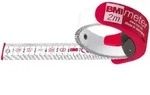 Zollstock BMImeter 2m x 16mm mit Stopper und G&uuml;rtelclip
