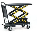 Hubtischwagen 6837, Hubbereich 440-1.575mm, Tragkraft 500kg - blau