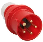 CEE-Phasenwendestecker 400V/16A, rot mit Schrauban schl&uuml;ssen, 400V/16A/5polig/6h,