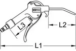 Druckluft-Universal-Ausblaspistole, 510mm 515.1904