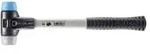SIMPLEX-Schonhammer, TPE-soft / TPE-mid, mit verst&auml;rktem Tempergussgeh&auml;use und