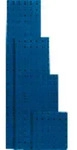 Lochplatte 1981 x 457mm lichtgrau RAL 7035 - grau