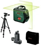 Kreuzlinien-Laser PLL360-15G Premium Set, 1 x Akku BA 3.6V 2.0Ah in Tasche