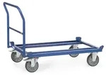 Rohrschiebeb&uuml;gel f&uuml;r Paletten-Fahrgestell - blau