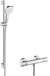 Brauseset Croma Select E Vario Combi - wei&szlig;/chrom