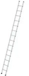 Anlegeleiter 14 Sprossen, Aluminium, L 4200mm, B 350mm, AH 5300mm