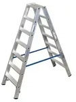 Stufenstehleiter aus Aluminium, mit 2 x 7 Stufen