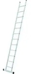 Anlegeleiter 16 Sprossen, Aluminium, L 4.730mm, B 420mm, AH 5.500mm - silber