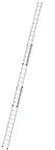 Sprossen-Schiebeleiter 3-teilig ohne Traverse 3x14 Sprossen