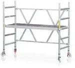 Fahrger&uuml;st Arbeitsh&ouml;he 2.950mm Plattform 600 x 1.800mm - silber