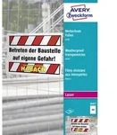 3487 Wetterfeste Folie, A4, beidseitig beschichtet, 100 Bogen