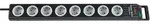 Super-Solid Line Steckdosenleiste 8-fach schwarz 2,5m H05VV-F 3G1,5 - schwarz