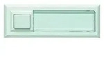 Klingeltaster Kst ws COMBIFIX AP eckig mit Namensschild 18mm
